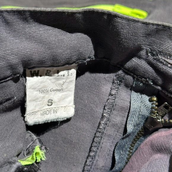 Walter Van Beirendonck Archive neon zippered bolt cargo pant - Picture 4 of 4